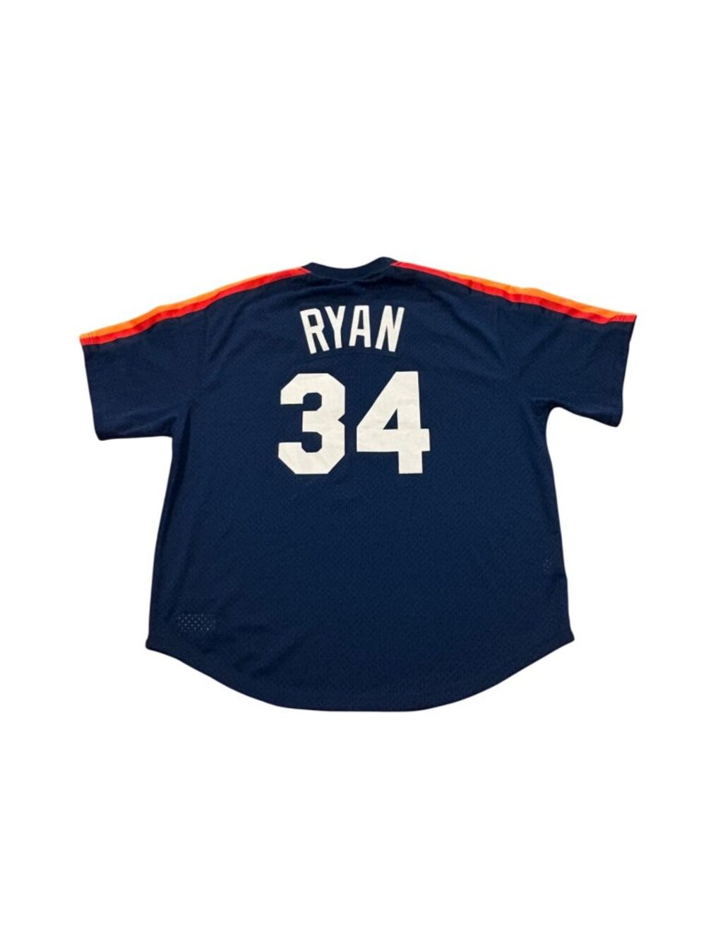 Mitchell & Ness Houston Astros Cooperstown #34 Nolan Ryan Jersey 2XL Blue